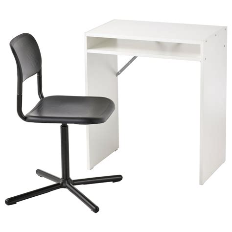 Torald SmÄllen Desk And Chair Whiteblack Ikea