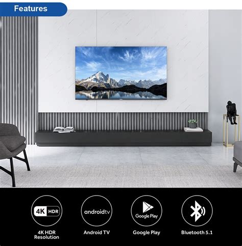 Haier H K Ug Plus Inch K Uhd Android Led Tv Dinor Kempas Jaya