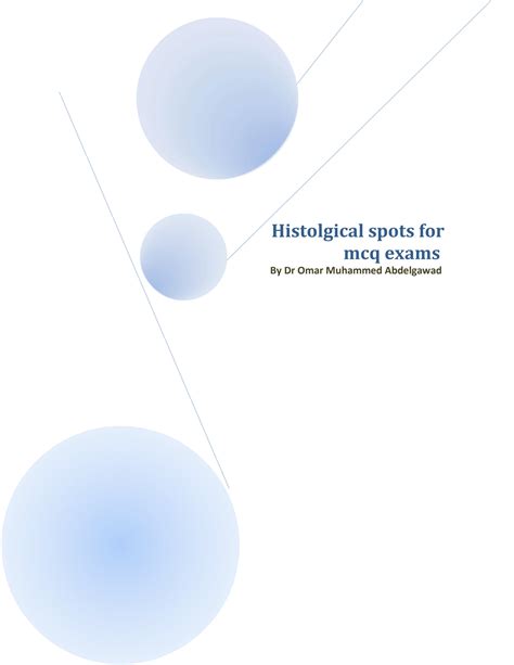 SOLUTION: Histology spots - Studypool