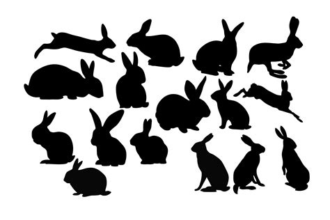 Bunny Silhouette Clip Art