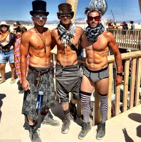 Burning Man 2015 S Craziest Costumes From Naked Angels To Sideshow