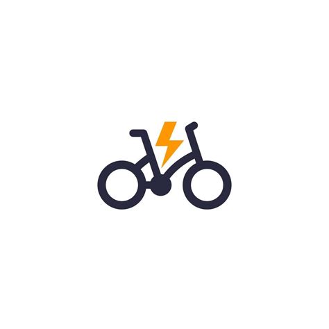 bicicleta eléctrica bicicleta vector icono o logotipo 2392626