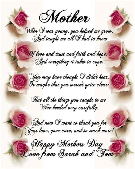 82 Best Mothers Day Poems Images On Pinterest Mothers Day Happy