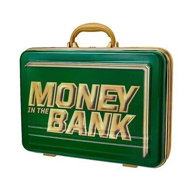 Wwe Money In The Bank Replica Commemorative Briefcase Green New Ebay