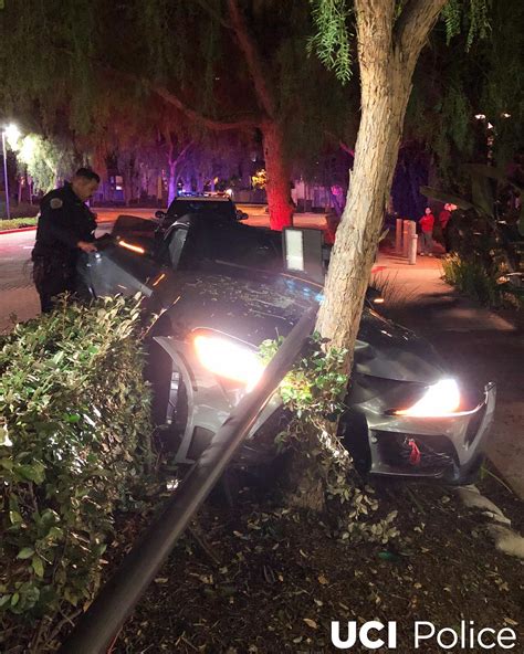 Single Car Accident As A Result Of Dui Near Vdcn Early Sunday Morning Photo Credit Ucipd R Uci