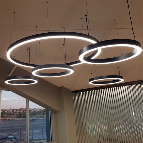 Aluminum Body Round Circular LED Pendant Lamp For Office China Round