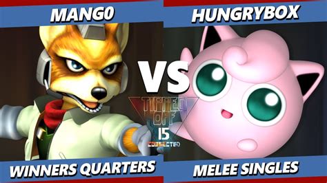 Tipped Off 15 Mango Fox Vs Hungrybox Jigglypuff Smash Melee