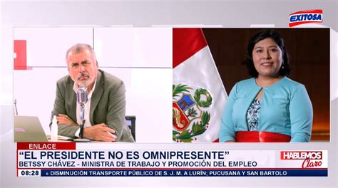 Exitosa Noticias On Twitter 🔴🔵 Ahora La Ministra Betssy Chávez