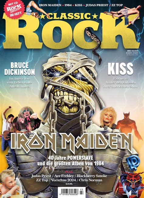 CLASSIC ROCK Nr 127 Iron Maiden 40 Jahre POWERSLAVE März 2024