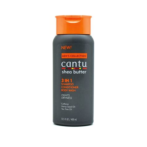 Cantu Mens 3 In 1 Shampoo Conditioner And Wash 135oz