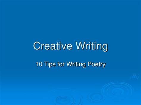 Ppt Creative Writing Powerpoint Presentation Free Download Id5423343