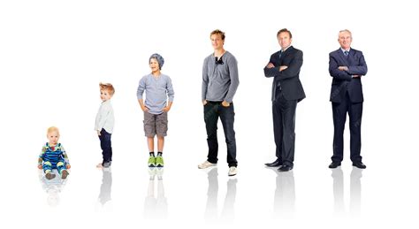 Até Que Idade Crescemos - Bebê criança e ciclo de vida de um homem para crescimento de idade e ...
