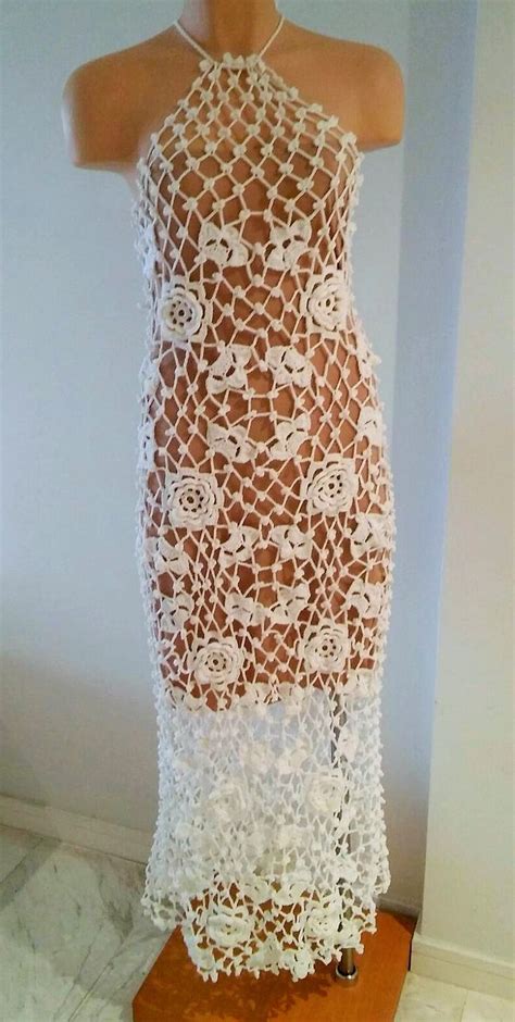 Pin De Joana Gomes En Vestido De Croche Vestidos Tejidos A Crochet