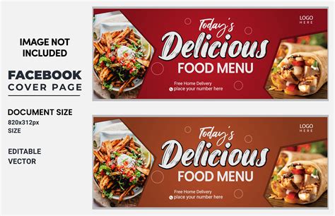 Food Web Banner Template Design Free Illustration Par Amazinart