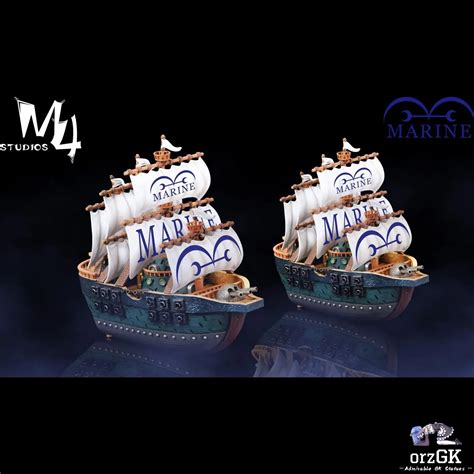 M4 Studio - One Piece Marine Warship - OrzGK