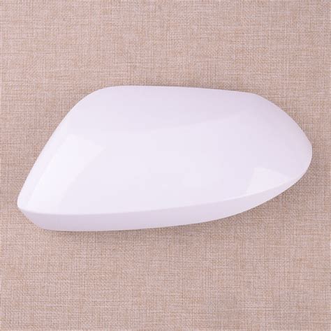 White 1Pair Rear View Mirror Cover Trim Cap Fit For Toyota Corolla 20