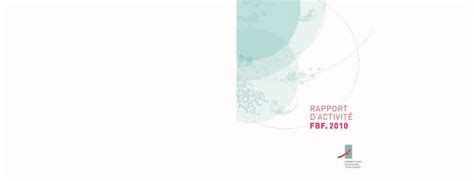 Rapport Dactivité Fbf 2010 Pdf Construire Un Dispositif Efficace De