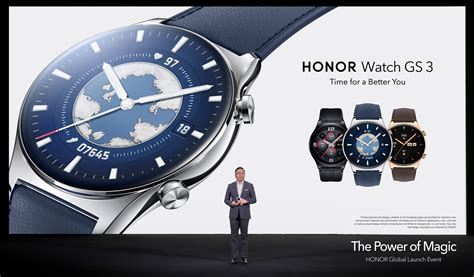 Honor Watch GS 3 Launches Outside China With A Stainless Steel Case A