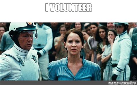 Meme: "I VOLUNTEER" - All Templates - Meme-arsenal.com