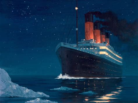 encontraria el titanic ahora mas icebergs vista al mar