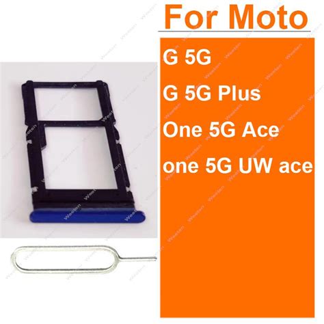 Sim Card Tray Holder For Motorola Moto G 5g Plus One 5g Ace One 5g Uw Ace Sim Card Slot Socket