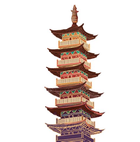 Pagoda Clipart Vector, Building Pagoda, Building, Pagoda, High Tower ...