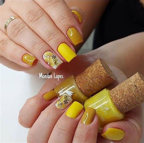 Unhas Decoradas Esmaltes Amarelos Lindas E Radiantes Venha Se