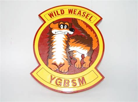 Wild Weasels Ygbsm Patch Sew On 4 5 Squadron Nostalgia