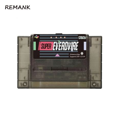 Everdrive US SNES Console De Videogame Super DSP 3000 Em 1 Cartucho De