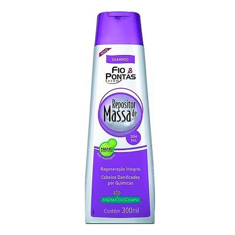 Shampoo Repositor De Massa - Shampoo Fio & Pontas Repositor de Massa 300ml - Drogaria Sao Paulo
