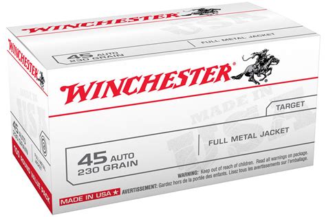 Winchester 45 Acp 230 Gr Fmj 100 Round Value Pack Sportsman S Outdoor Superstore