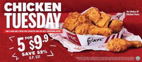 Pieces For S Kfcs Popular Chicken Tuesday Promo Is Back