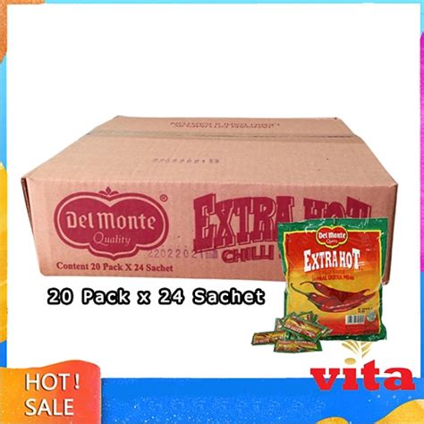 Jual Delmonte Sachet Saos Sambal Extra Hot Per Dus Shopee Indonesia