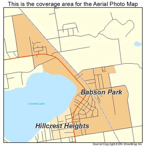 Aerial Photography Map of Babson Park, FL Florida