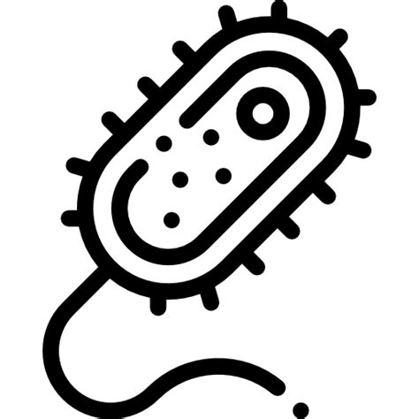 Microorganism Detailed Rounded Lineal Icon