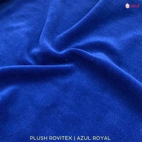 Comprar Plush Rovitex Azul Royal Macia E Toque Aveludado A Partir De