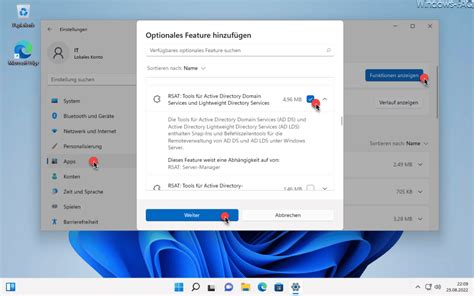 Windows 11 Rsat Active Directory Tools Installieren Windows Faq