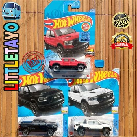 Jual Hotwheels Dodge Ram Rebel Biru Hijau Silver