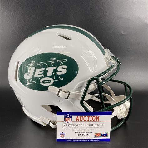 Jets - Ryan Fitzpatrick Signed Authentic Speed Helmet | The official ...