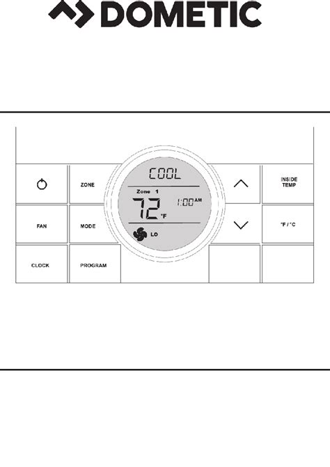 Dometic Thermostat Operating Instructions