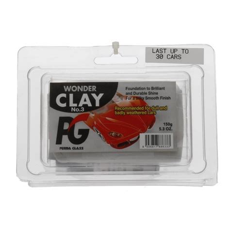 Pg Perma Glass Wonder Clay Combo Set No Gm Car Care