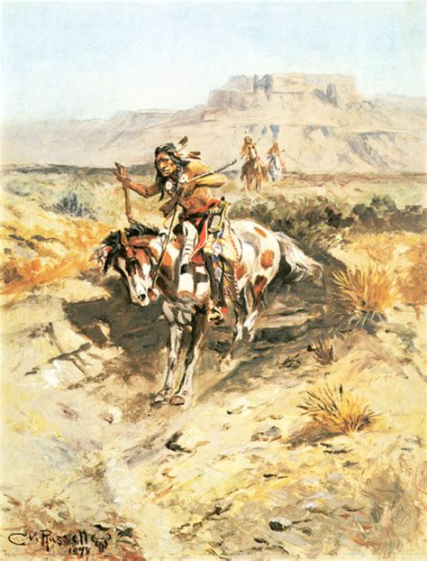 Art Prints of Indians on Horseback by Charles Marion Russell