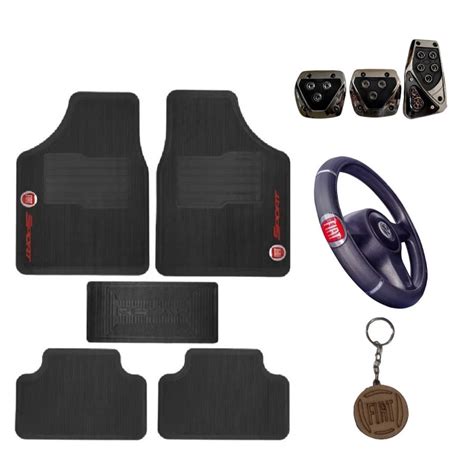 Kit Tapete Automotivo Sport Pe As Mais Pedaleira E Capa De Volante