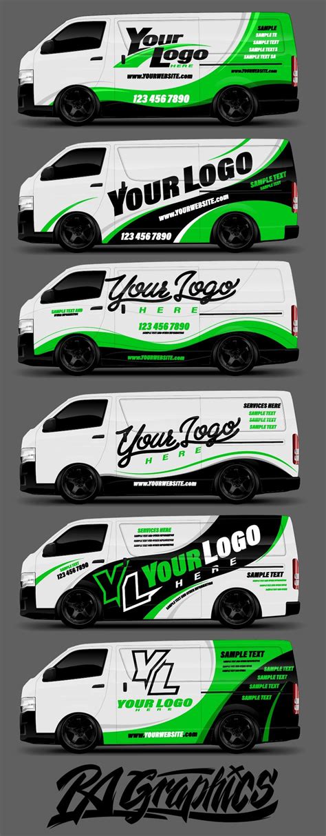 Van Wrap Templates