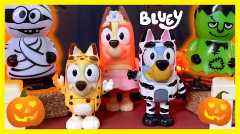 Bluey And Bingo Halloween Fun‼️ 🎃 Play And Create Full Episode Pretend Play With Bluey Toys Youtube