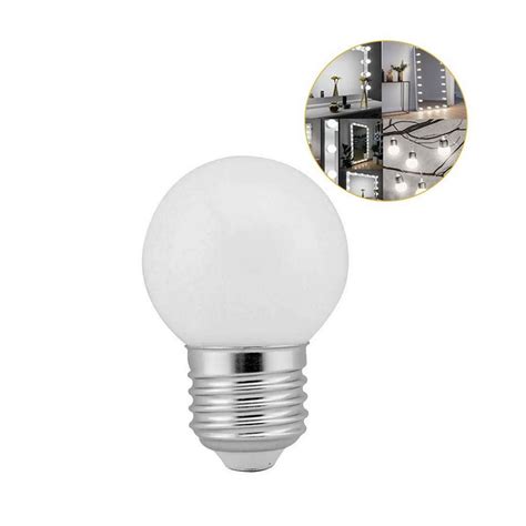 Kit 10 Lâmpadas LED G45 Branco Quente Bivolt Econômicas e Duráveis