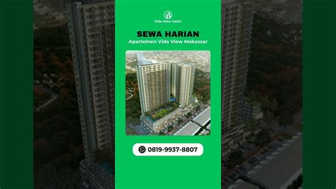 Sewa Harian Apartemen Vida View Makassar Wa Youtube