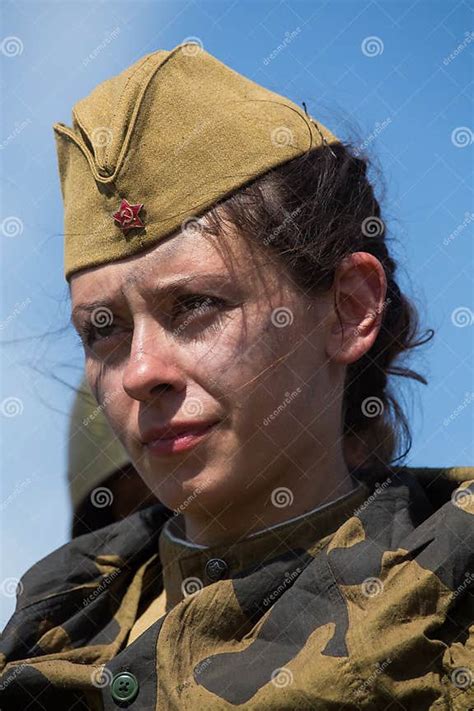 Historical Reenactment Of Wwii In Kiev Ukraine Editorial Image Image Of History Retro 30999955