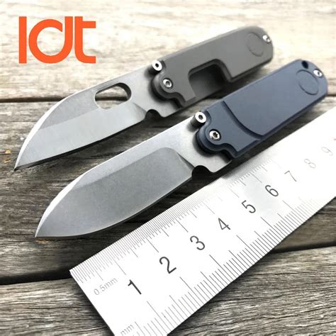 Ldt Mini Folding Blade Knife Real S Vn Blade Titanium Tc Handle