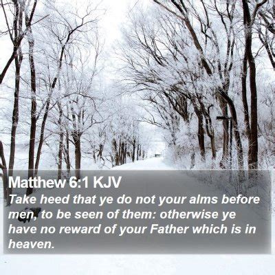 Matthew 6 Scripture Images - Matthew Chapter 6 KJV Bible Verse Pictures